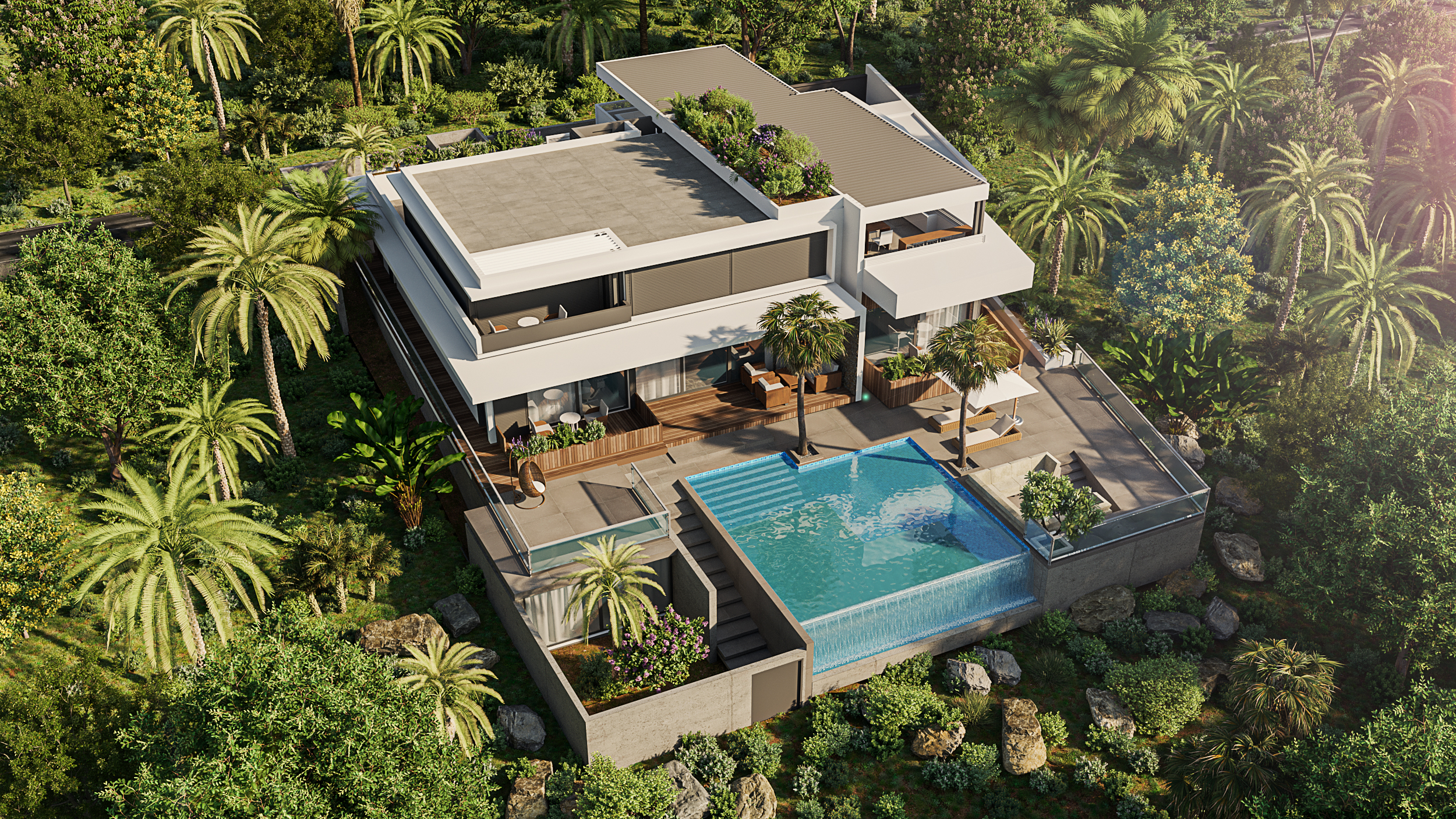 Modern Villa Rendering